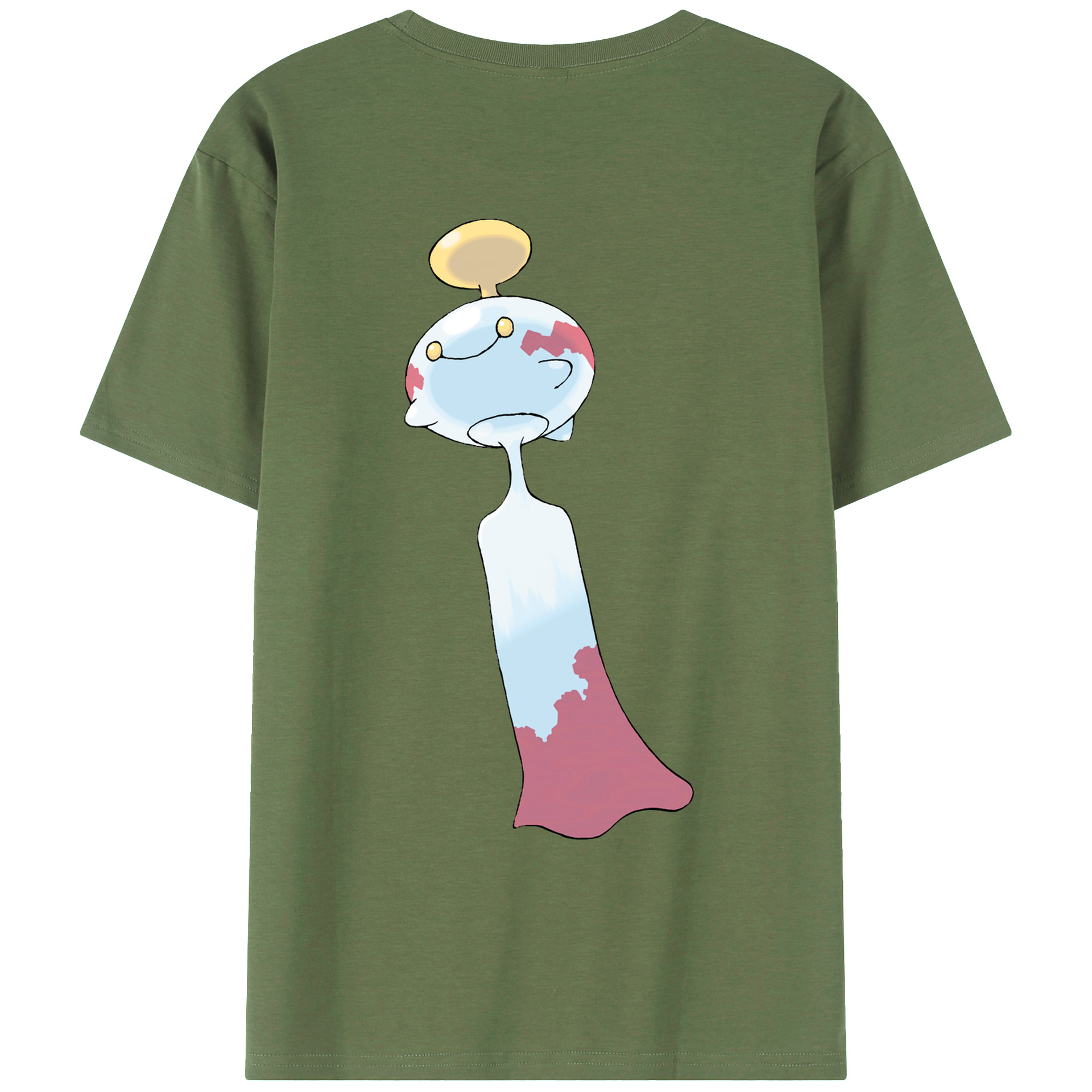 （画像用） ポケットモンスター Pokémon 綿100％ メンズ半袖Tシャツ（バックプリント） 通気性